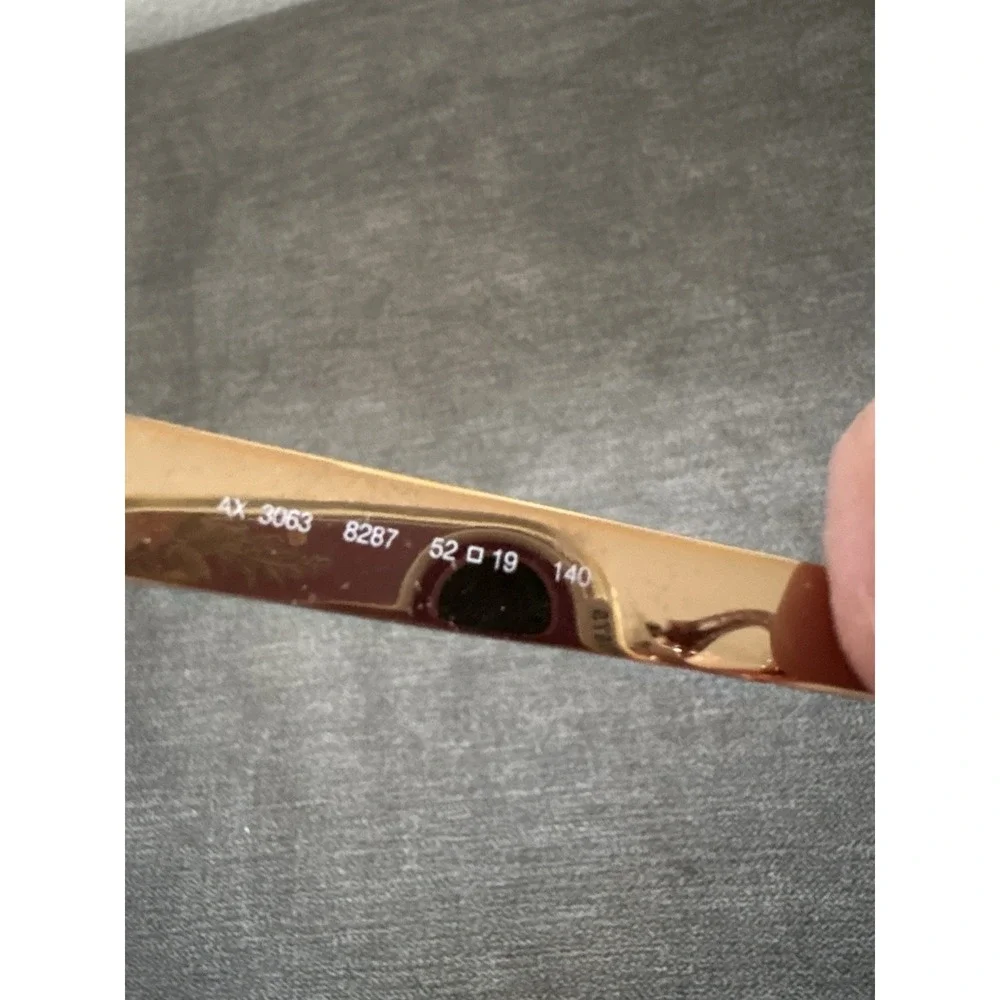 Armani Exchange AX3063 8287 Glitter Pink Oval Womens Eyeglasses‎ 52mm